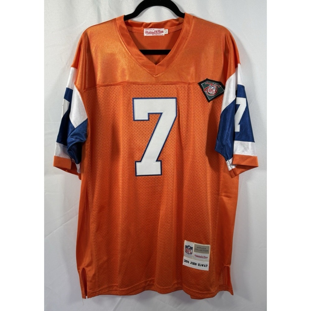 Mitchell & Ness jersey size 52 Denver Broncos #7 John Elway 75th anniversary